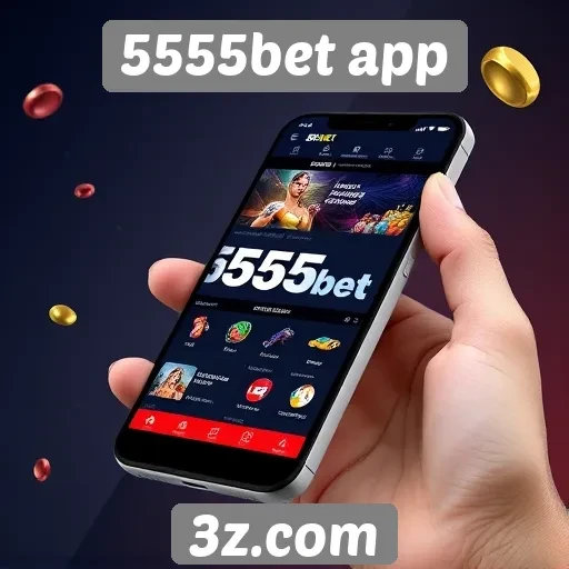 Navegação e design do 5555bet app